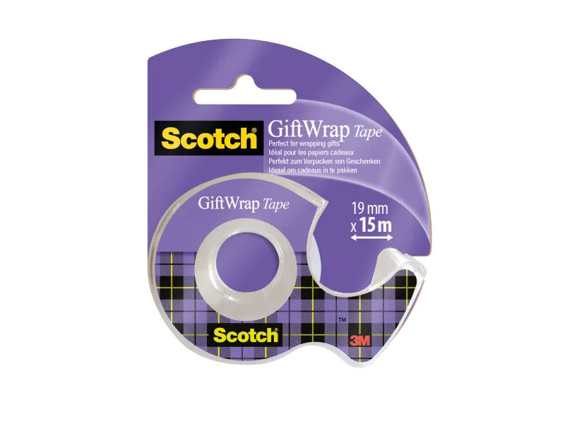 Lepljiva traka Scotch GiftWrap na stalku, 19mmx16,5m Scotch 