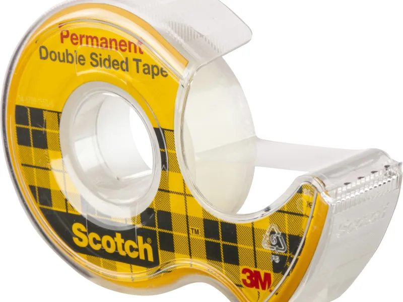 Lepljiva traka obostrana Scotch 665 na stalku, 12mm x 6,3m; 136D Scotch 