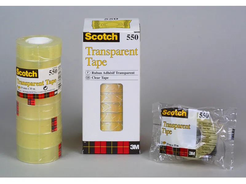 Lepljiva traka Scotch Transparent 550, 19mm x 33m, 1/1 Scotch 