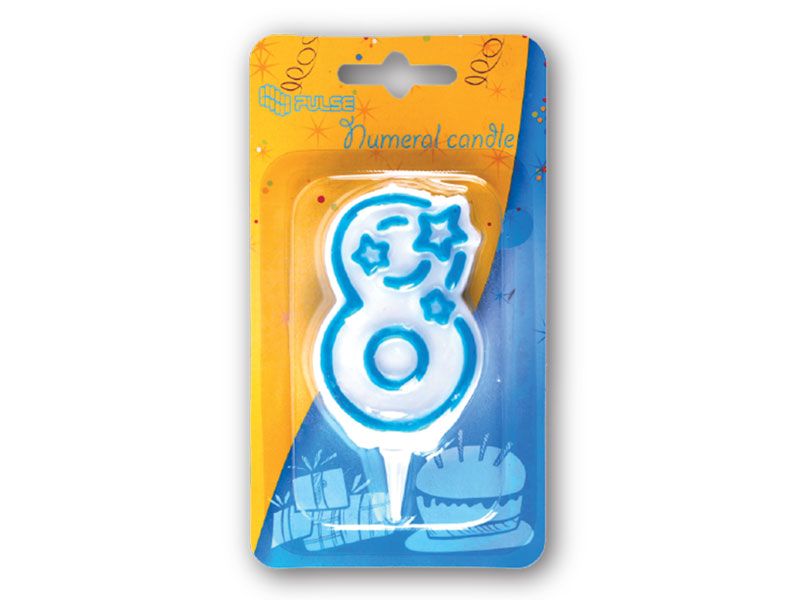 SVEĆICA PULSE PLAVA BR.8