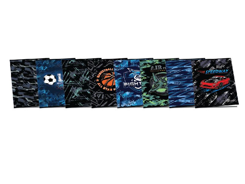 SVESKA PULSE A5 52L KOCKA MUŠKA 