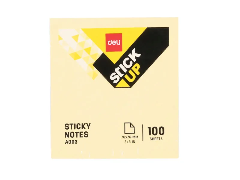 STIKERI DELI BLOK 76x76 ŽUTI 