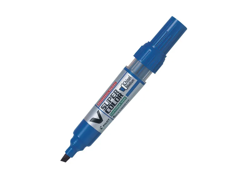 MARKER PILOT V SUPER COLOR KOSI VRH PLAVI