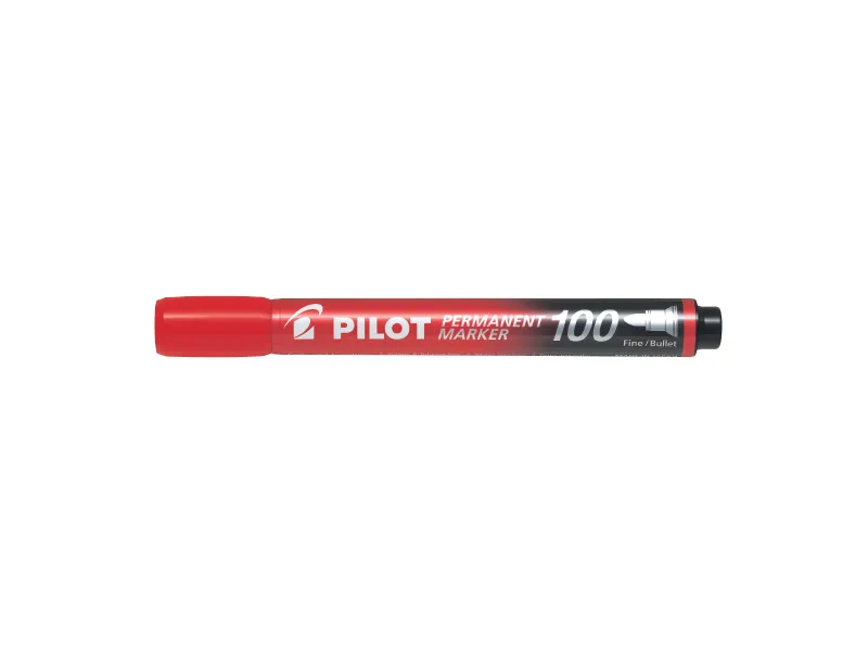 MARKER PILOT PERMANENT 100 OKRUGLI VRH CRVENI