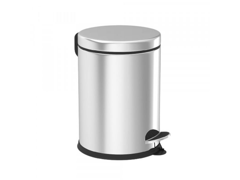 Kanta za otpatke sa pedalom INOX 8 litara (visina 350mm, prečnik 210mm)