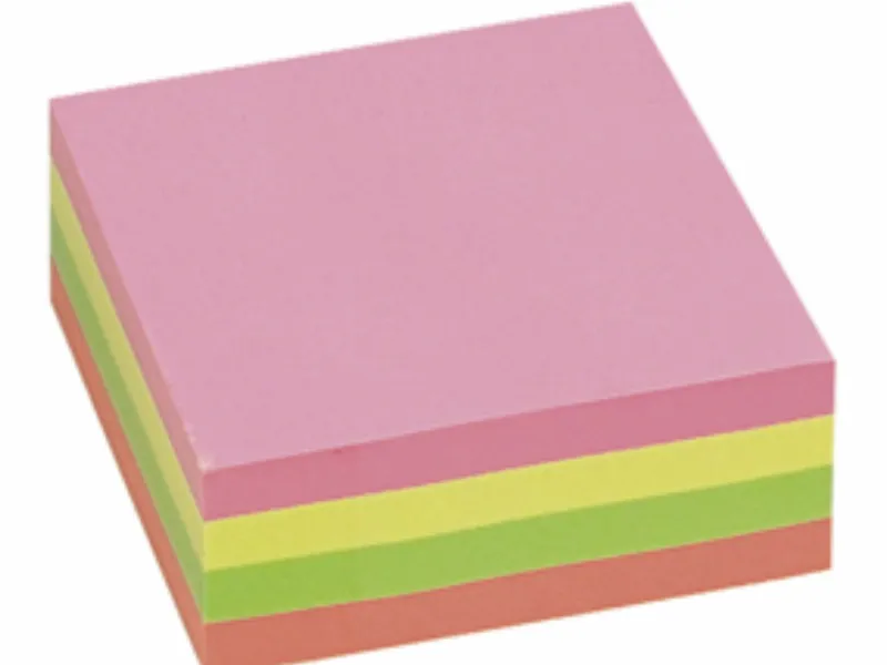 Samolepljivi blokčići 75x75 briliant, KOCKA 1/320 Info Notes 