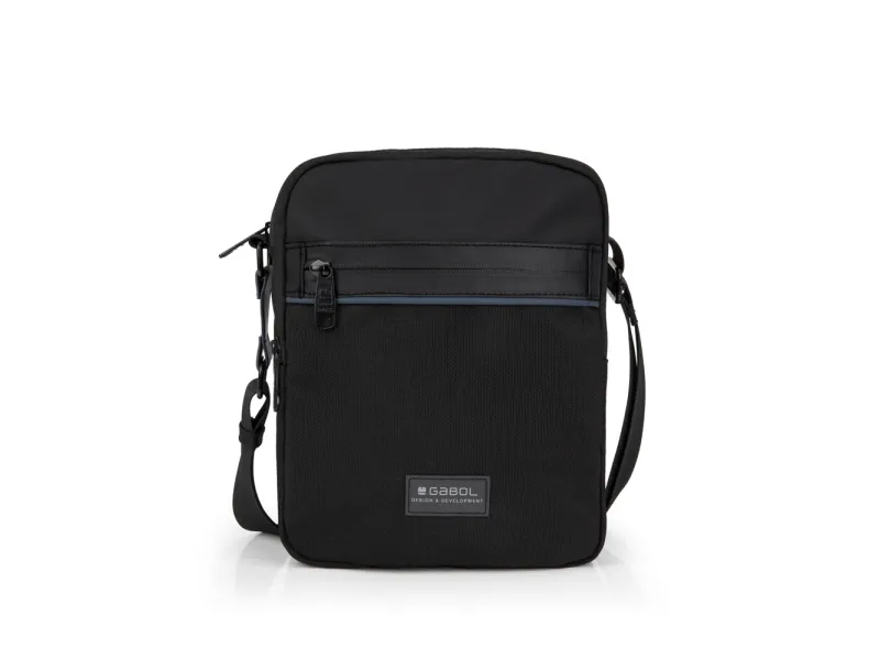 Torbica na rame muška 20x25x8 cm Darek Gabol crna