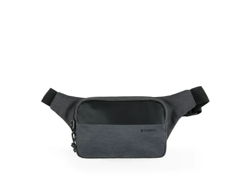 Torbica za struk 31x13x4 cm Liam Gabol siva