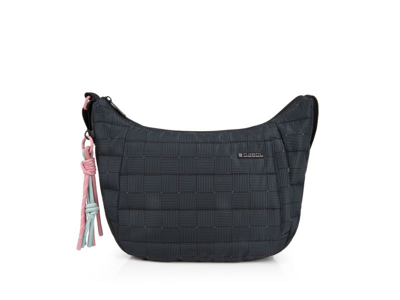 Torba na rame ženska 31x22x7 cm Hanae Gabol crna