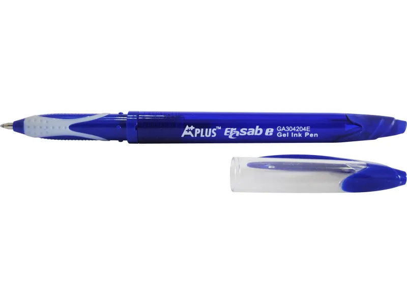 Izbrisivi gel roler 0,6 mm sa gumenim gripom GA304204E A Plus plava