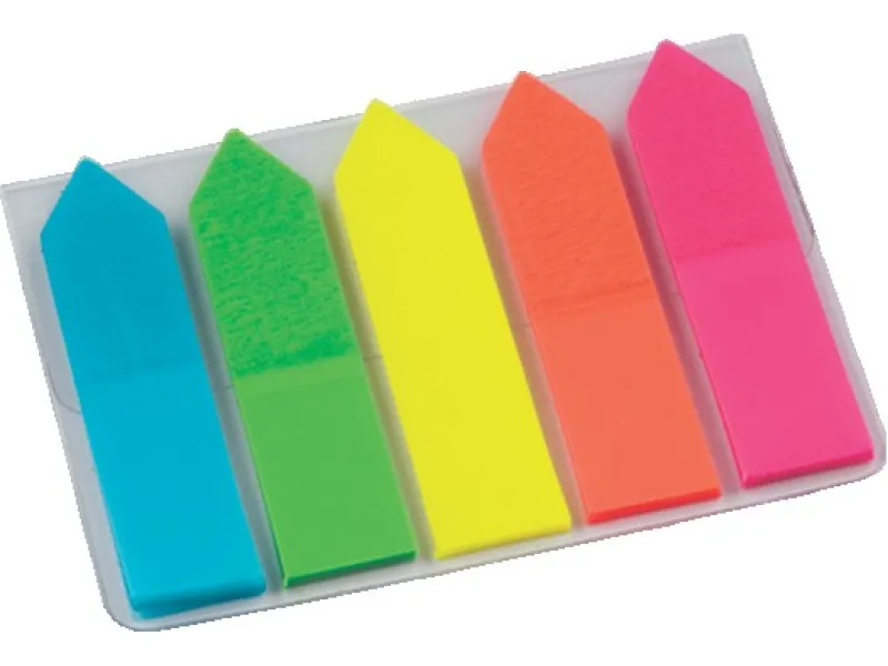 Page Marker uža strelica 12x44 mm, 5 boja brilliant, 125 listića Info Notes 