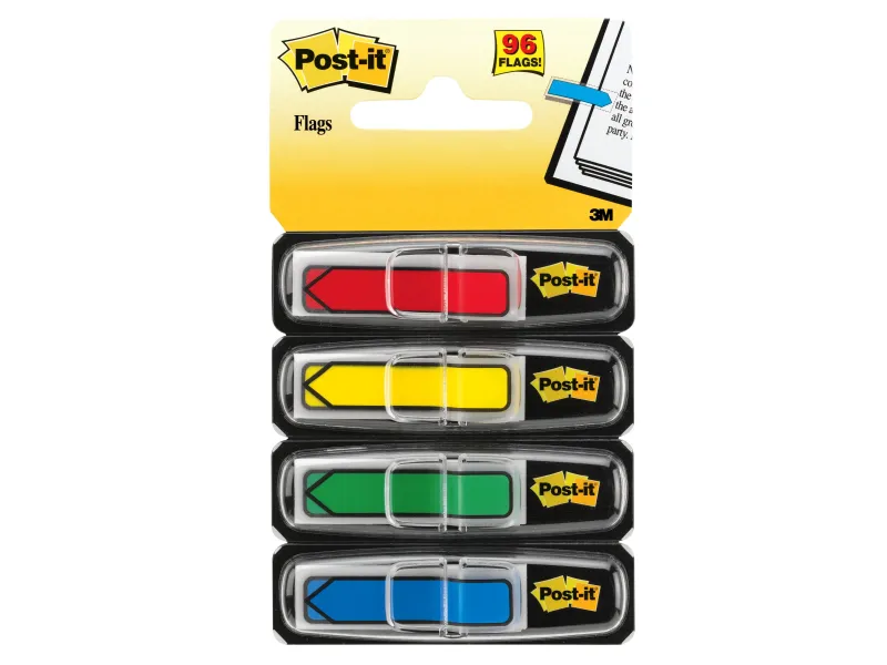 Post-it index 684ARR3 strelice, 24 listića x 4 standard boje 3M 