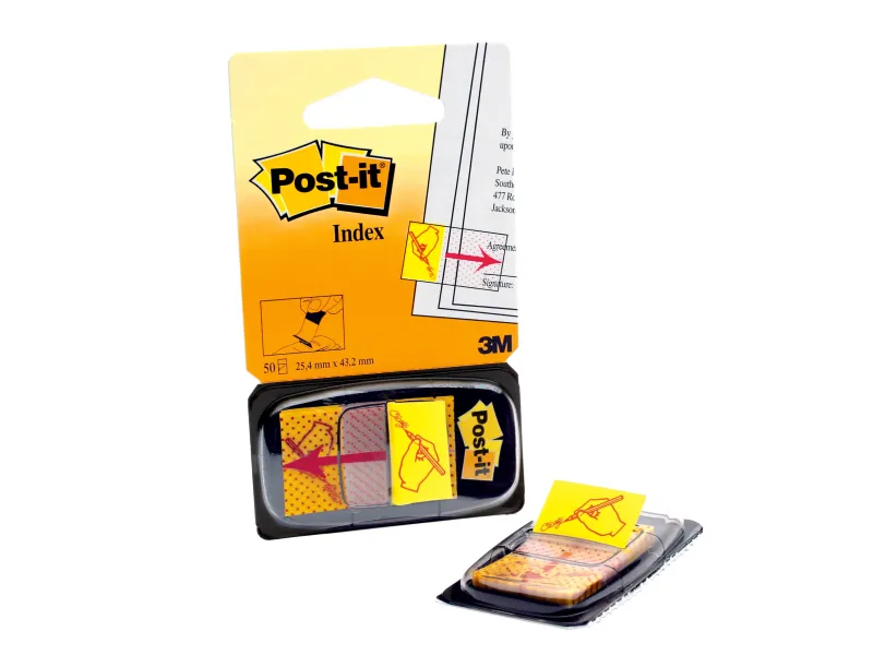 Post-it index Sign Here, 50 listića, 25,4x43,2mm 680-031 3M 