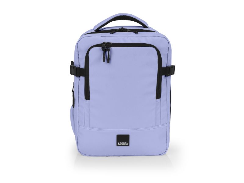Ranac putni za low cost sa 2 odeljka 30x40x20/24 cm 24/28,8l - 0,62kg Vancouver Gabol pastelno ljubičasta