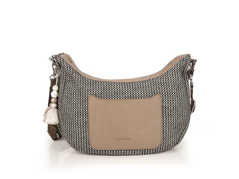Torba na rame ženska 34x31x10 cm Dolce Gabol krem