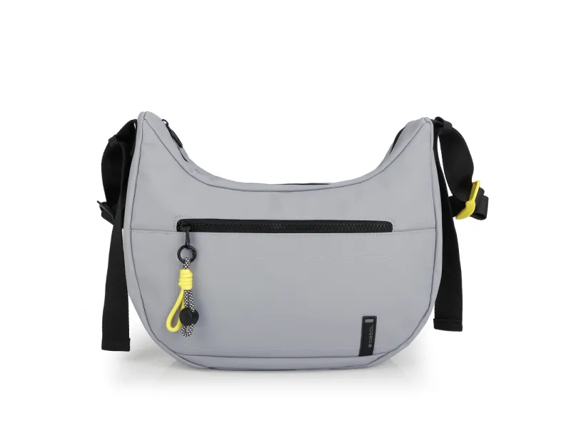 Torba na rame ženska 34x28x10 cm Leire Gabol siva