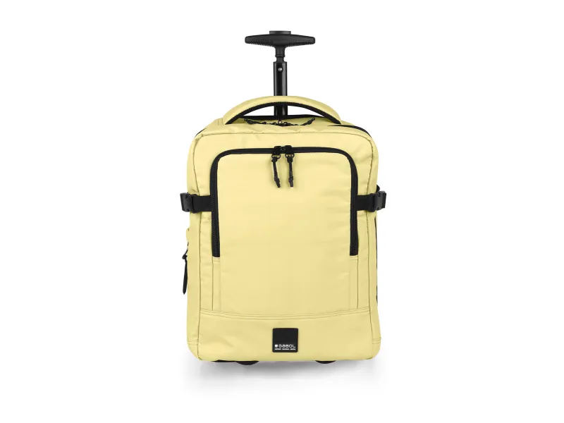 Ranac putni za low cost sa točkićima proširiv 30x40x20/24 cm 24l/1,7 kg Vancouver Gabol pastelno žuta