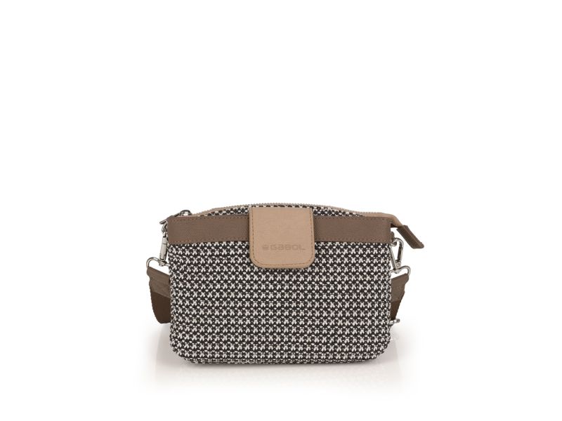 Torba na rame ženska 20x14x3 cm Dolce Gabol krem