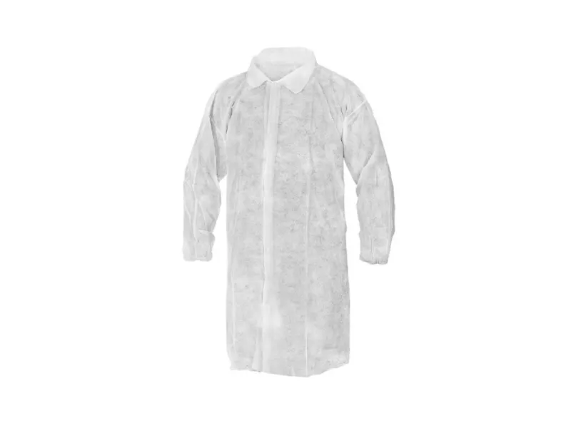 Mantil jednokratni beli XL 1/10