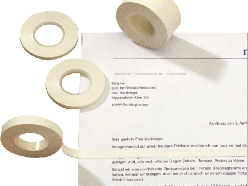 Cover-up tape 25,4 x 17 Info Notes 