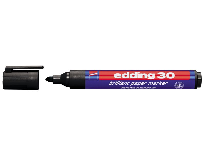 Pigmentni marker E-30 1,5-3mm Edding crna