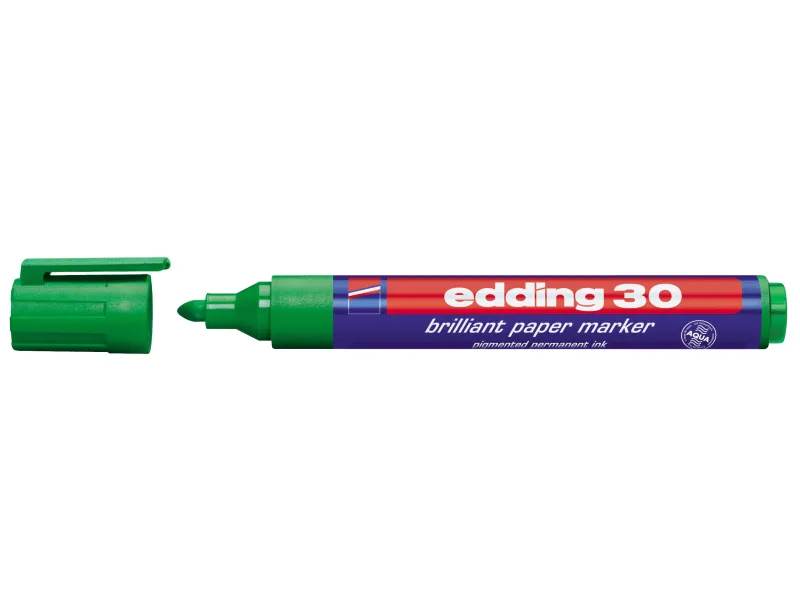 Pigmentni marker E-30 1,5-3mm Edding zelena