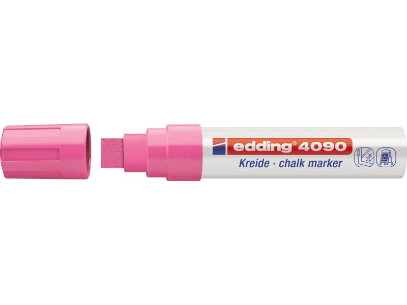 Marker za staklo CHALK MARKER E-4090 4-15mm Edding roze