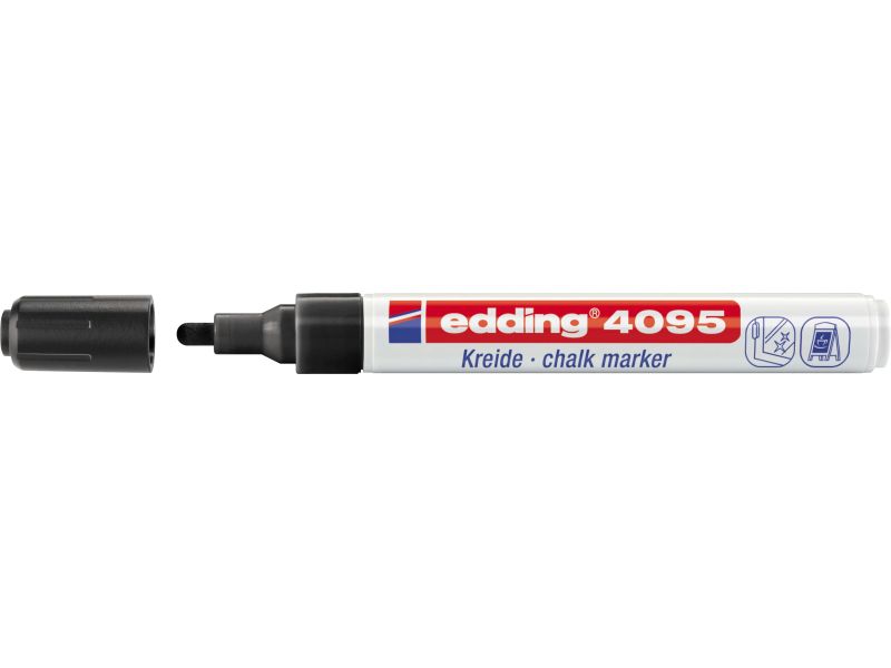 Marker za staklo CHALK MARKER E-4095 2-3mm Edding crna