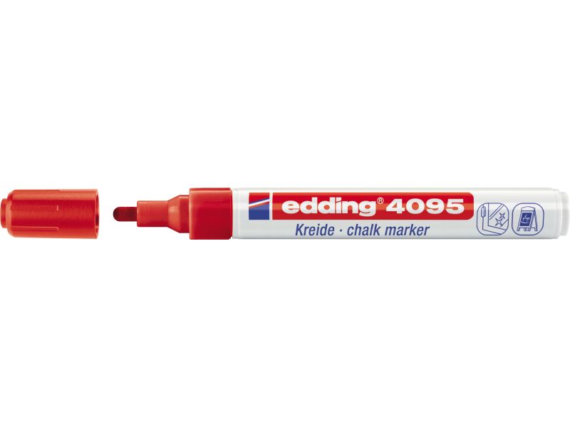 Marker za staklo CHALK MARKER E-4095 2-3mm Edding crvena