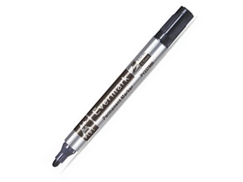 Permanent marker Evermark PY237800 obli vrh 2,5 mm A Plus crna