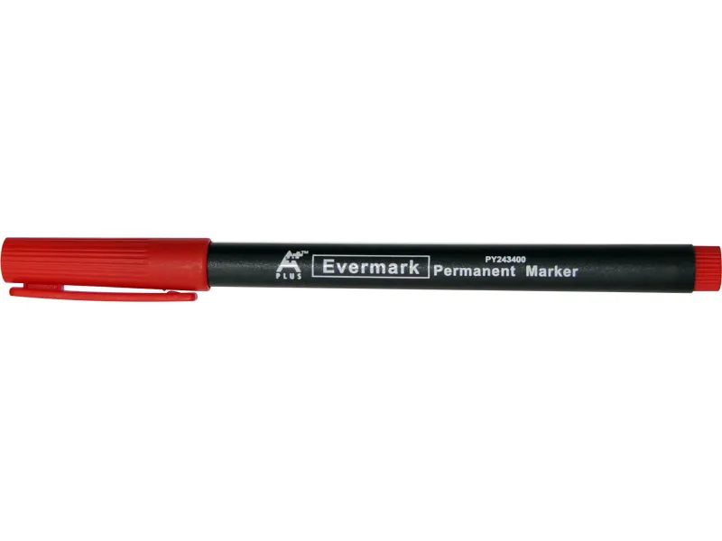 Permanent marker u slim kućištu PY243400, 1mm A Plus crvena