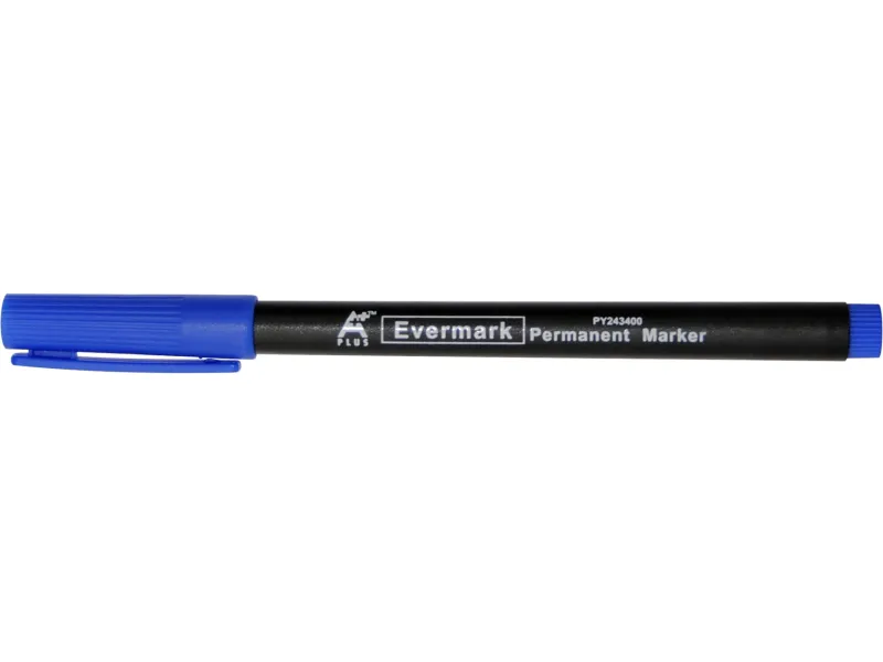 Permanent marker u slim kućištu PY243400, 1mm A Plus plava