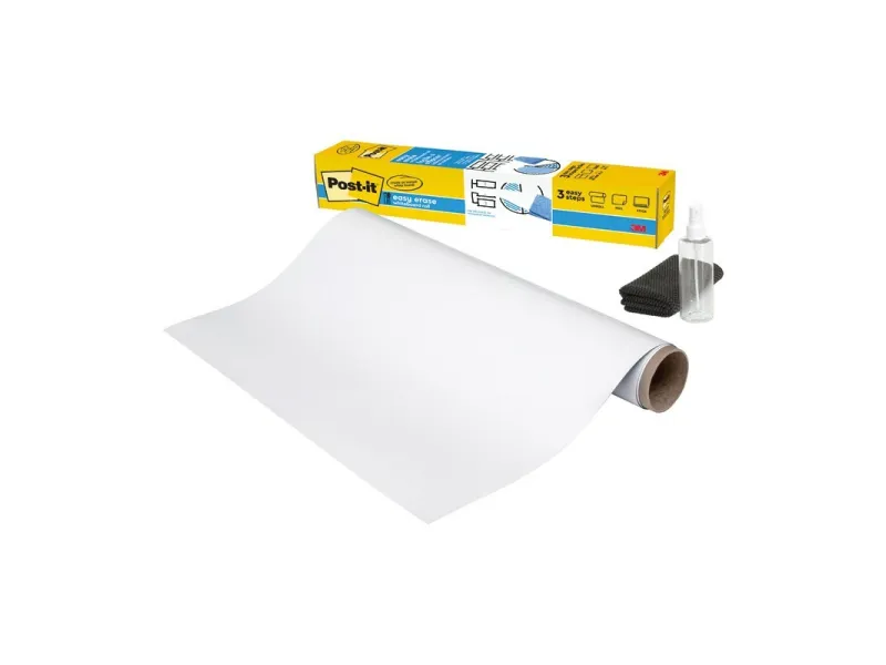 Whiteboard folija za zid Post-it, samolepljiva 61x91cm, easy erase 3M 