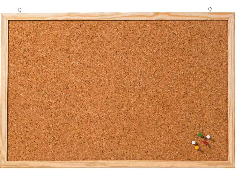 Tabla od plute sa drvenim ramom 40x60 Franken 