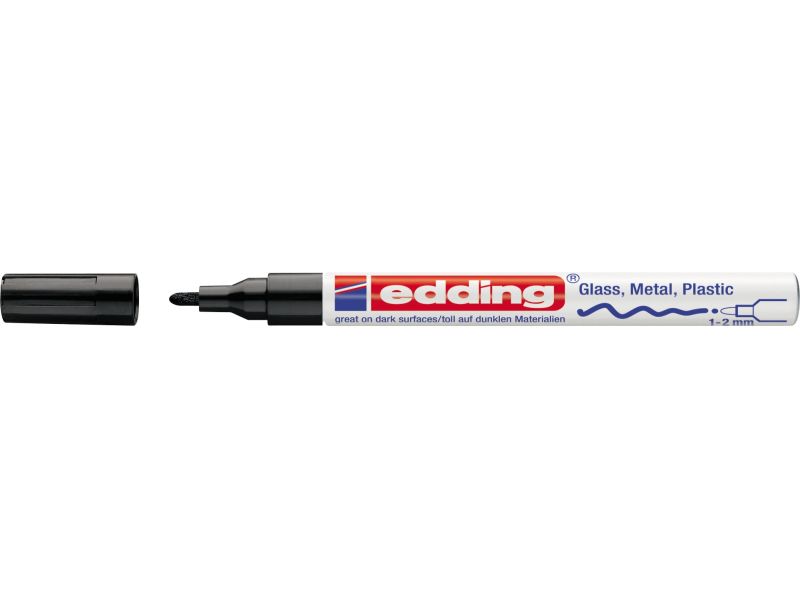 Paint marker E-751 1-2mm Edding crna
