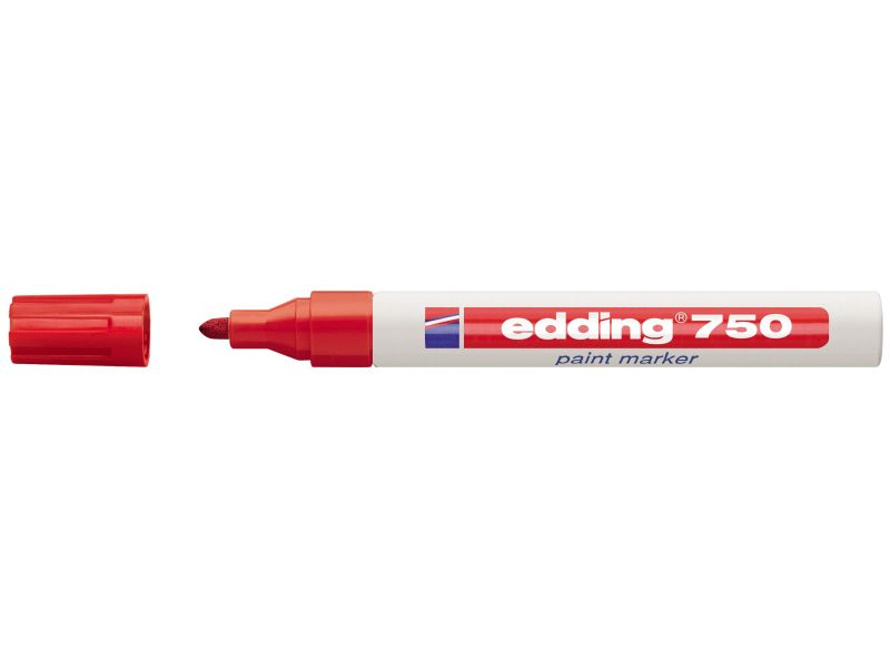 Paint marker E-750 2-4mm Edding crvena