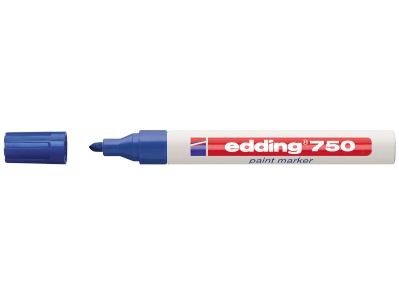 Paint marker E-750 2-4mm Edding plava