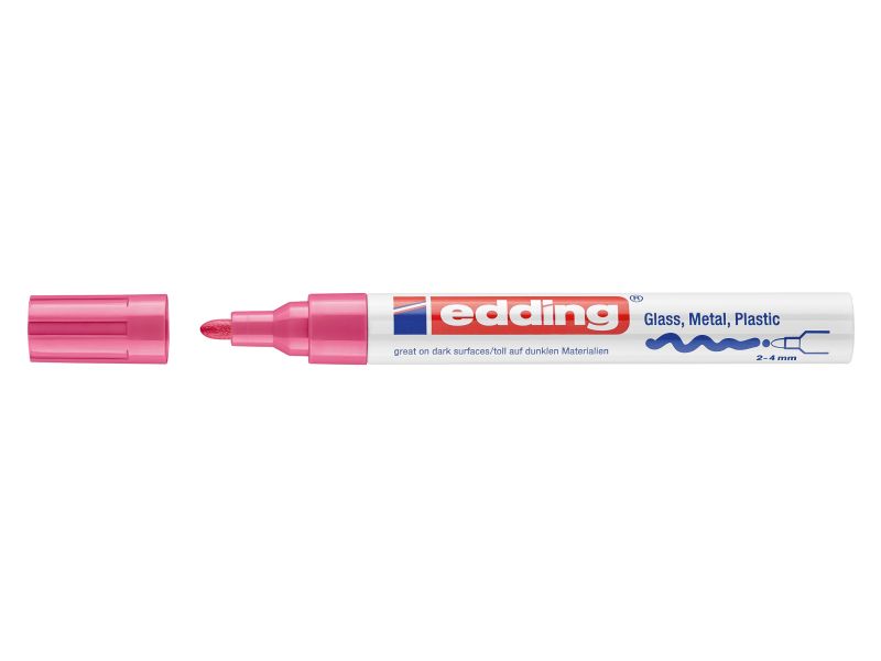Paint marker E-750 2-4mm Edding roze