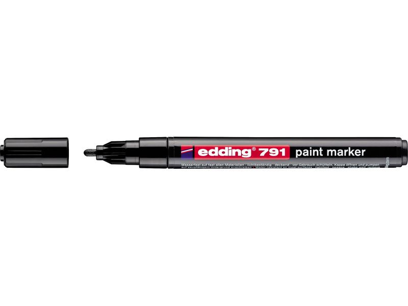 Paint marker E-791 1-2mm Edding crna