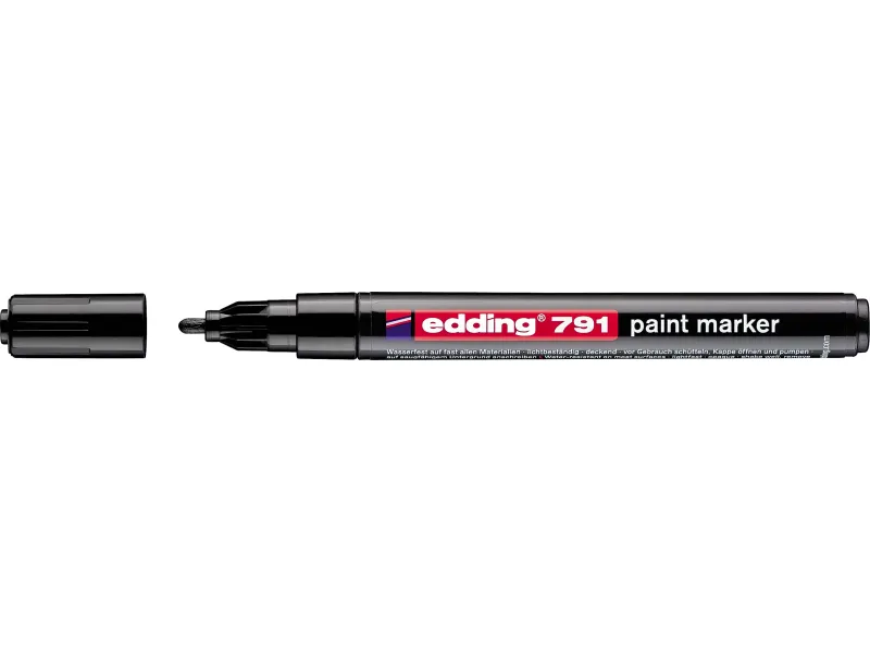 Paint marker E-791 1-2mm Edding crna