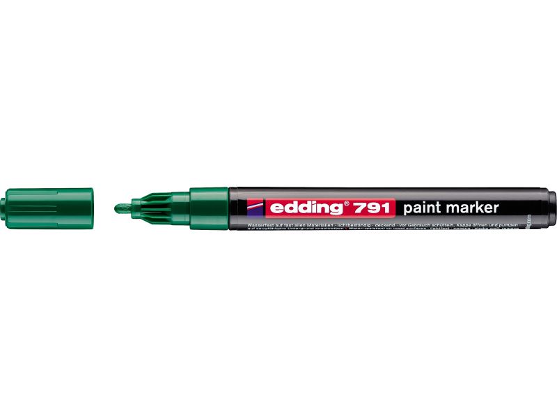 Paint marker E-791 1-2mm Edding zelena