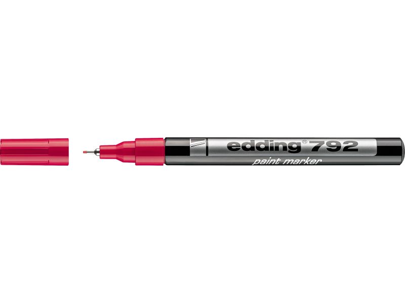 Paint marker E-792 0,8mm Edding crvena