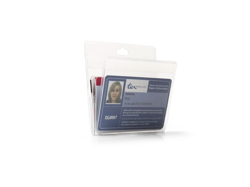 Multibadge holder za 4 ID kartice - 93x94 mm 1/10 Tarifold transparent