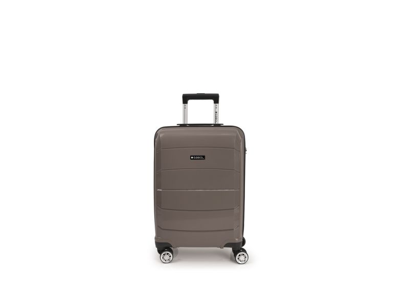 Kofer mali (kabinski) 37x55x21 cm  Polypropilen 36l-2,6 kg Midori Gabol siva