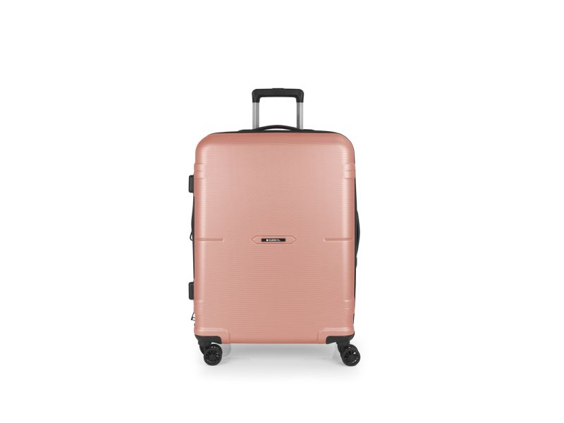 Kofer srednji PROŠIRIVI 46x65x27/30 cm  ABS 70,2/78l-3,8 kg Bari Gabol roze
