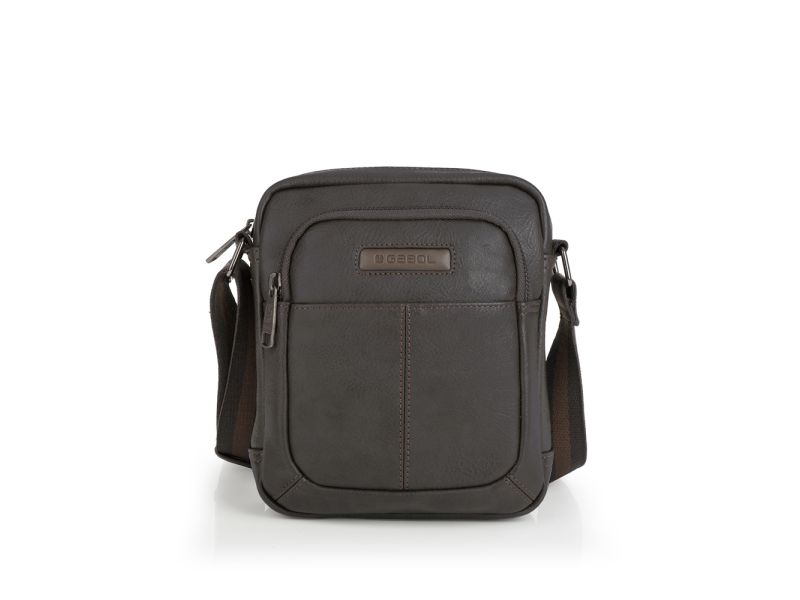 Torba na rame muška 17x20x6 cm Frank Gabol braon