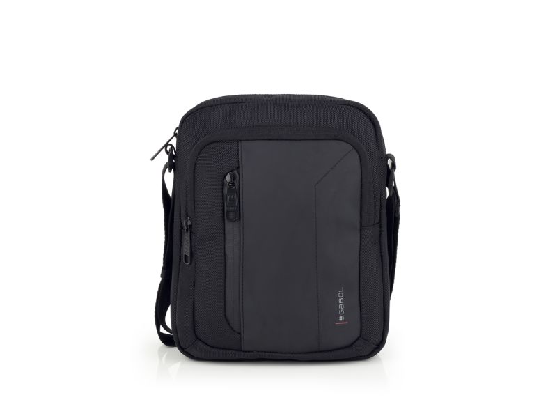 Torba na rame muška 20x25x8 cm Aston Gabol crna