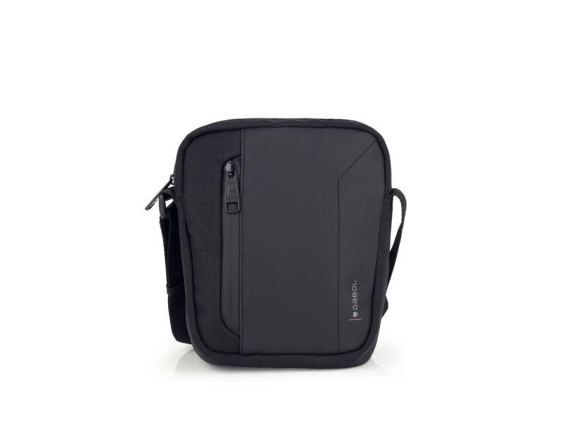 Torba na rame muška 18x22x5 cm Aston Gabol crna