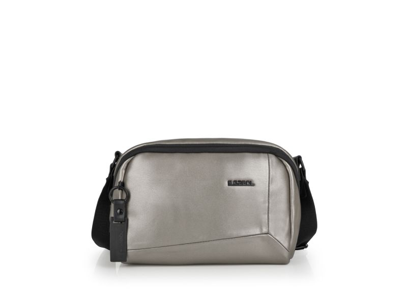 Torba na rame ženska 24x15x9 cm Megan Gabol šampanj