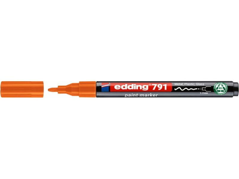 Paint marker E-791 1-2mm Edding narandžasta